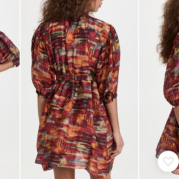 Chufy Ziggy Mini Dress Sean Red M - Picture 3 of 10